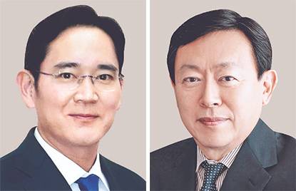 이재용(左), 신동빈(右)