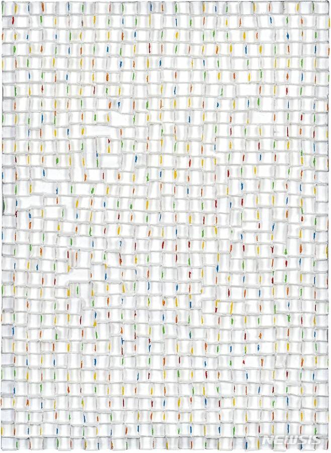 [서울=뉴시스]남춘모 Beam mixed media on canvas 100×72.7cm (40), 2009 추정가 2500만~7000만 원.
