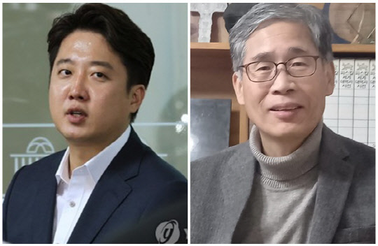 이준석(왼쪽) 국민의힘 대표와 신평 변호사. <신평 SNS, 연합뉴스>