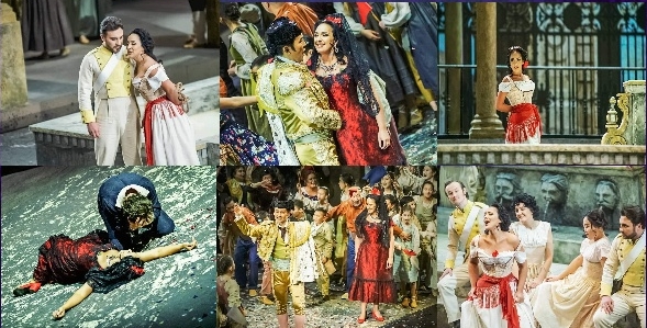 오페라 카르멘 공연 장면. 뉴아시아오페라단