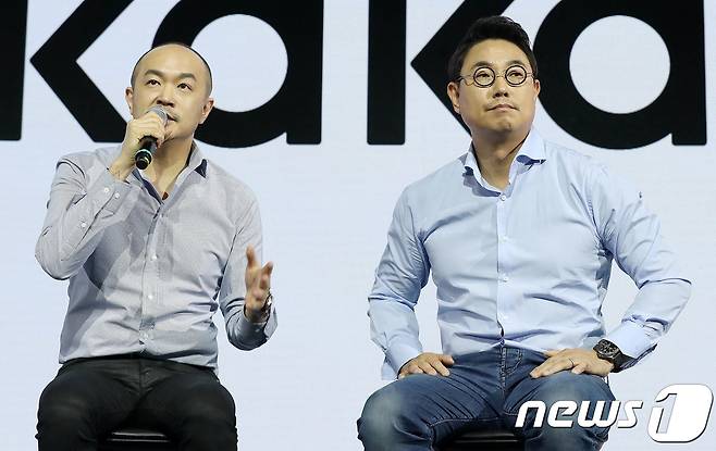 조수용(왼쪽), 여민수 카카오 전 공동대표 /뉴스1 ⓒ News1 박세연 기자