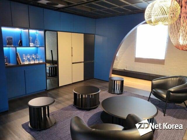 비스포크 홈이 전시된 쇼룸(사진=지디넷코리아)