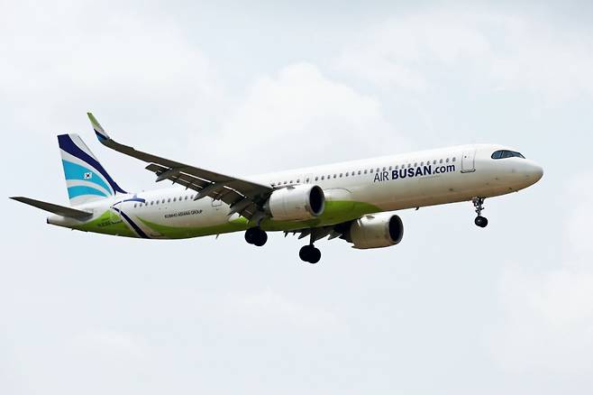 에어부산의 A321neo 항공기./사진제공=에어부산