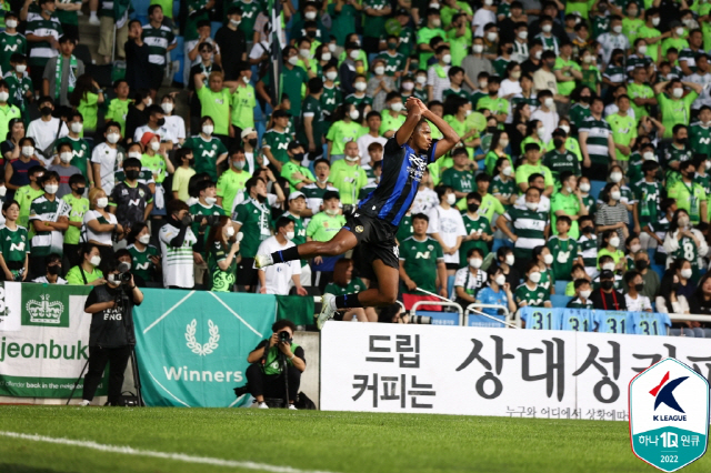 인천 에르난데스. 사진제공=한국프로축구연맹