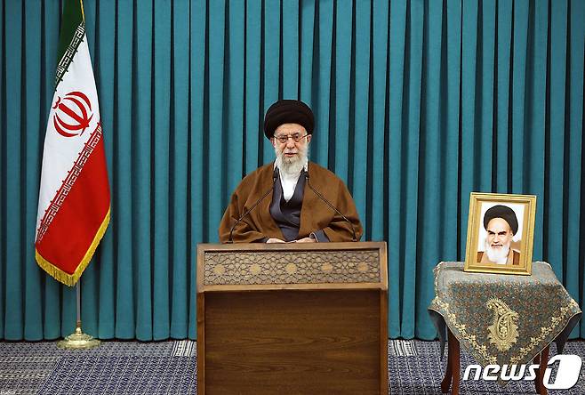 이란 최고지도자 아야톨라 알리 하메네이. ⓒ AFP=뉴스1 ⓒ News1 우동명 기자