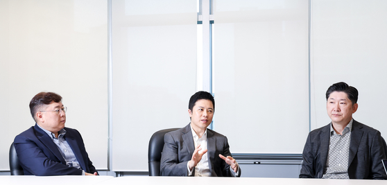 Executives from NPX Capital during an interview with the JoongAng Ilbo on July 21 [WOO SANG-JO]