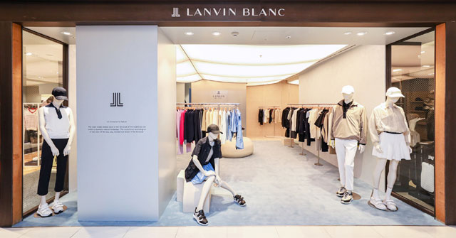 현대백화점그룹 계열 패션전문기업 한섬은 22일 현대백화점 압구정본점 4층에 럭셔리 골프웨어 브랜드 '랑방블랑'의 1호점을 연다. /한섬 제공