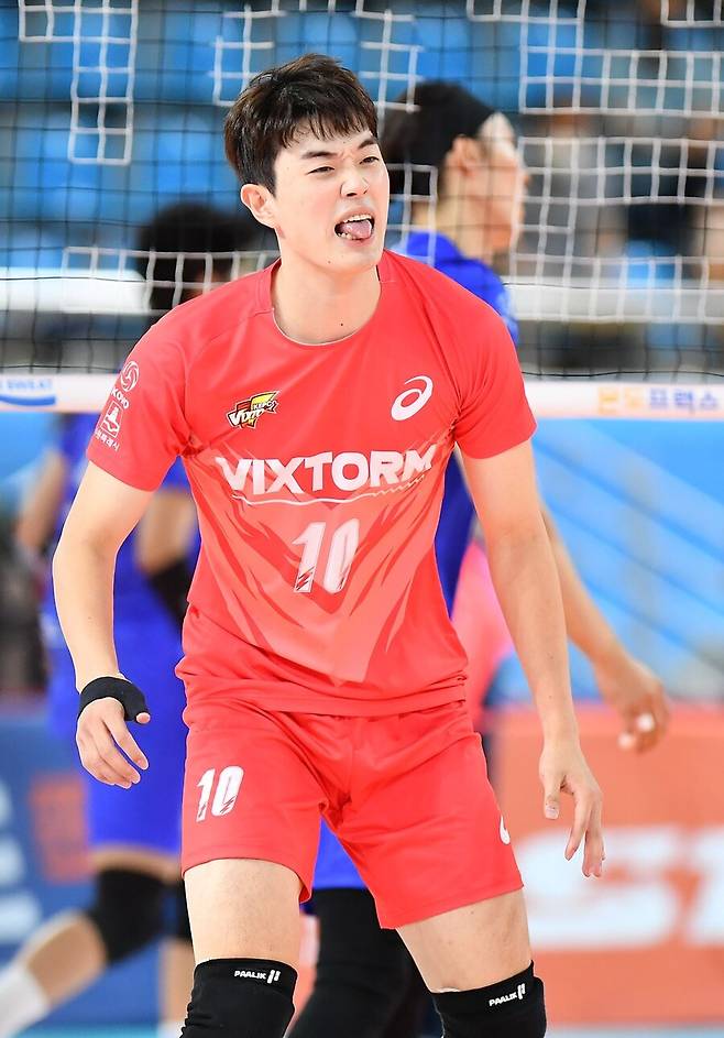 ▲ 한국전력 김지한. ⓒKOVO