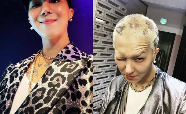 가수 송민호가 진주가 들어간 액세서리를 다양한 방식으로 패션에 녹여 냈다. 송민호 SNS 캡처