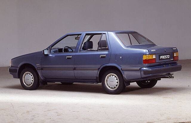 최초로 미국에 수출된 국산 승용차 현대 프레스토 (수출명 엑셀) 1985년 제품. 사진출처: 현대자동차 헤리티지 웹페이지