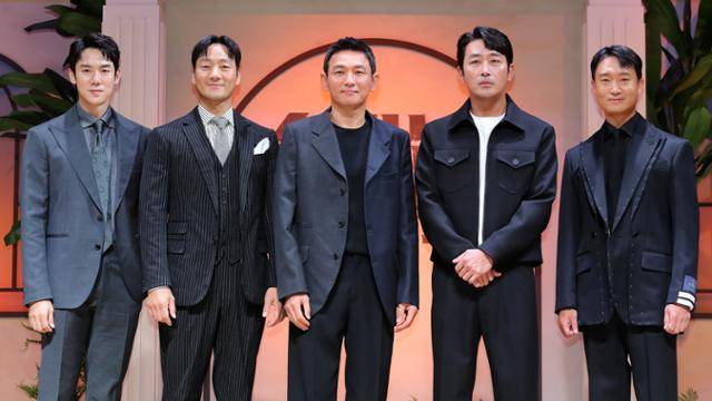 7일 오전 조선팰리스 서울강남에서 '수리남' 제작발표회가 진행됐다. 뉴스1