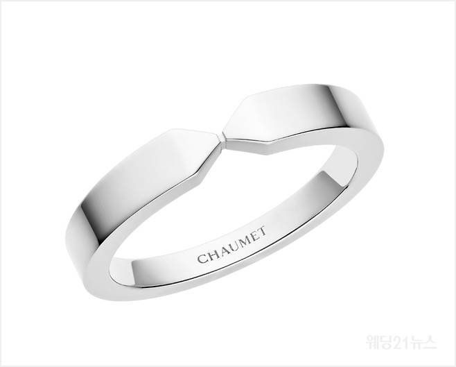 사진 : 쇼메(Chaumet) 트리옹프 드 쇼메 웨딩 밴드 292만원 ⓒChaumet