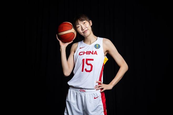 ▲중국 여자농구대표팀의 주축 센터 한쉬
