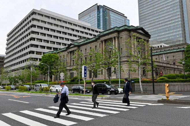 일본은행(BOJ) 전경(사진=AFP)