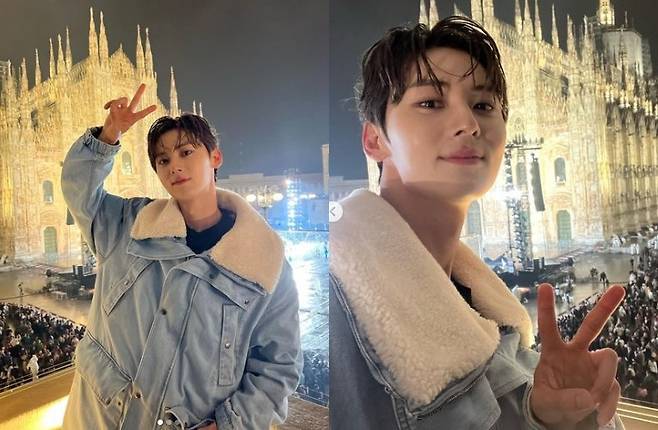 Singer and Actor Hwang Min-hyun has been ripped to the ground and has revealed the current situation of visuals.Hwang Min-hyun posted several photos on his instagram on the 25th without any comment.Hwang Min-hyun poses against the backdrop of Milans night viewHwang Min-hyun, who is stylish with a sophisticated denim look, is captivating his eyes by renewing his boyfriends job with a brilliant smile and a torn visual.On the other hand, Hwang Min-hyun will meet fans with TVN drama Alchemy of Souls.