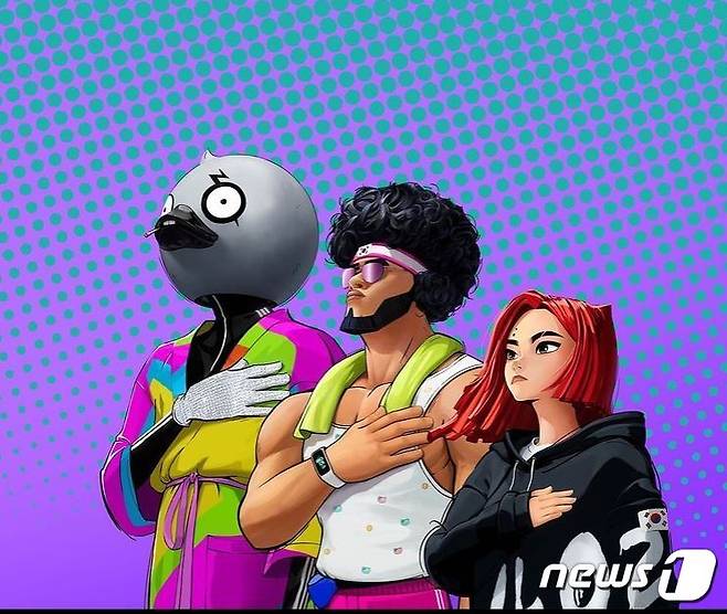 메타버스 밴드 '사공이호' 멤버들(사공이호 공식 인스타그램 갈무리)