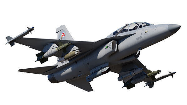 폴란드의 요구사항을 반영해 한국항공우주산업(KAI)이 구상한 FA-50PL 경전투기. 4세대 전투기에 근접하는 성능을 갖출 전망이다. KAI 제공