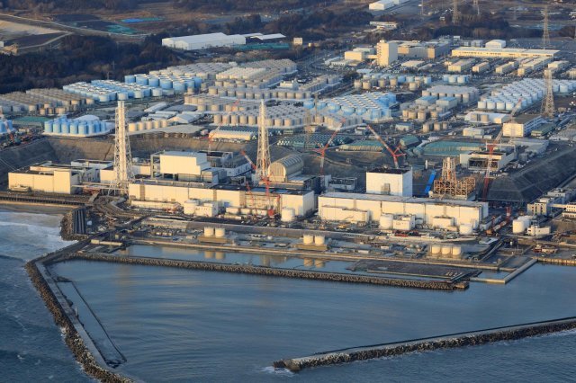일본 동북부 후쿠시마현 소재 후쿠시마 다이이치(제일) 원자력 발전소의 전경. AP/뉴시스