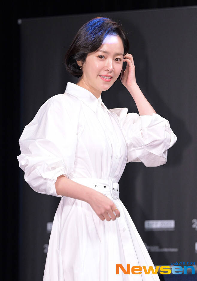 Actor Han Ji-min enters the Actus House: Han Ji-min event held at KNN Tower KNN Theater in Haeundae-gu, Busan on October 8th.