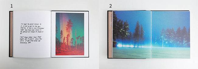 1 책의 곳곳에 마을 사람들을 인터뷰한 내용이 더해져 사진에 신비로운 내러티브를 더해준다. 2 미스터리한 분위기를 담고 있는 북부 핀란드의 광경. 사진 김진영