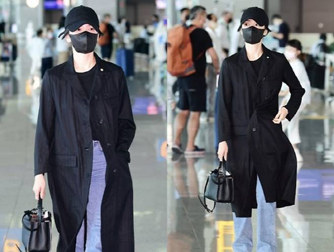 지난달 7일 인천국제공항에서 송혜교는 뉴욕 출국길에 펜디 피카부 백을 착용했다. (사진=펜디)