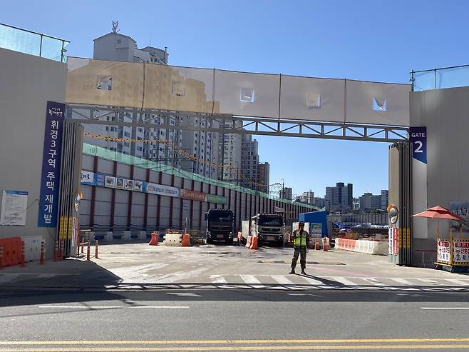 휘경자이 디센시아 건설 현장 /사진=송재민 기자 makmin@