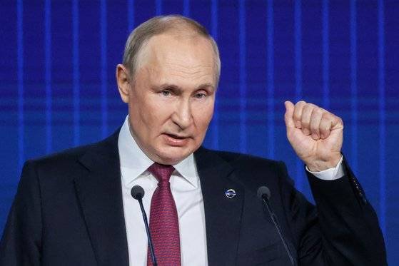 블라디미르 푸틴 러시아 대통령. 타스=연합뉴스