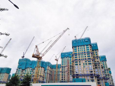 서울 강동구 둔촌주공재개발 단지. 임세준 기자