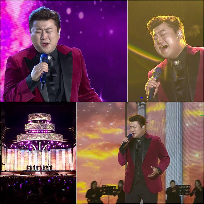 The 581th episode of KBS 2TVs entertainment show Immortal Songs: Singing the Legend, which will air on the 19th, will feature two special episodes of Romantic Holiday 2022.Spider, Had Dong-gyun, Minnabi, Jo Sung-mo, Bobby Kim, Big Mama Lee Young-hyun, Huang Chi-hee, Kim Ho-joong and other vocalists sing romantic songs and breathe with the audience.Kim Ho-joong, who created a high-quality stage by singing Andrea Bocellis remake songs Brucia La Terra and Il Mare Calmo Della Sera in the first part, selected Shim Sung-bongs One Million Rose and Lee Sun-hees Meet You Among Them.Kim Ho-joong, dressed in a red velvet suit, sang the meaning of deep love in One Million Rose against the backdrop of Rose petals falling.In the audience, a purple Cheering rod that cheers Kim Ho-joong formed another wave of Rose petals.Kim Ho-joong, who finished One Million Rose, said, Thanks to your cheering and cheering, I feel like I can sing half crazy.Kim Ho-joong recently called Lee Sun-hees Meet You remake of KBS 2TV weekend drama Three Sisters Bravely OST.In this song, which contains a confession of love for a unique lover, the deep autumn night was filled with romance. In particular, the audience was impressed by the musicality of Kim Ho-joong, who plays trot and ballad sensibility in addition to vocal music.Broadcast at 6 pm on the 19th.
