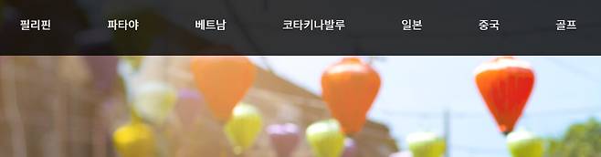 2019년 각종 보험 가입 사은품으로 증정된 해외여행 상품권 발행처의 홈페이지./사이트 캡처