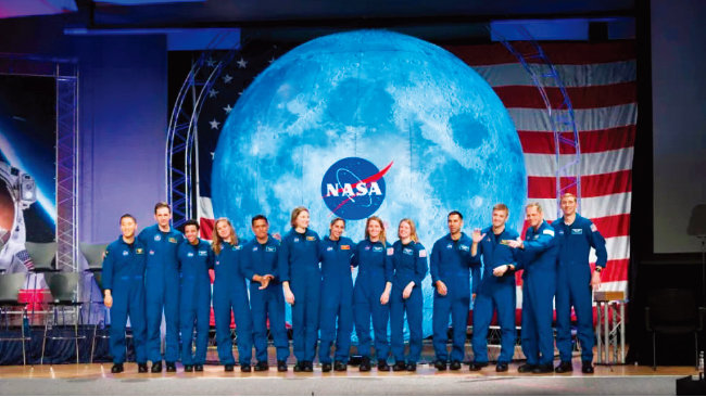 NASA가 최근 선발한 아르테미스 우주비행사 팀. [NASA 홈페이지]