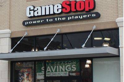게임스탑 매장 전경.