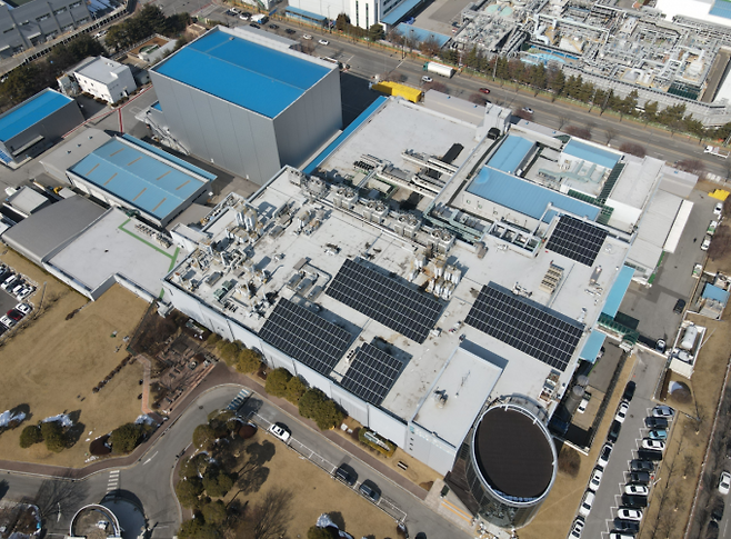 태양광 발전소가 설치돼있는 동아ST 천안캠퍼스. 동아ST
