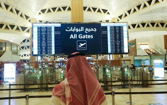 사우디아라비아 수도 리야드에 위치한 킹 칼리드 국제공항의 모습. 사진=뉴스1(로이터)