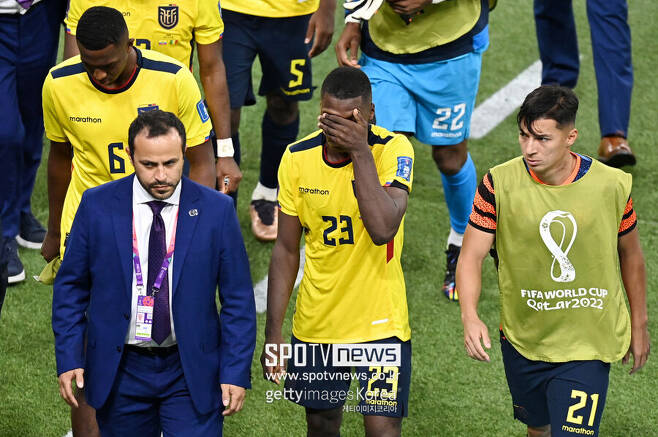 ▲ 에콰도르가 조별리그 3차전에서 세네갈에 패했다.