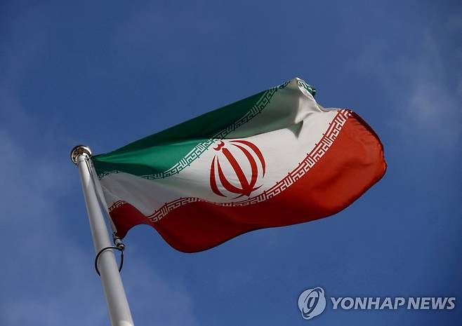 이란 국기 [로이터 연합뉴스 자료사진. 재판매 및 DB 금지]