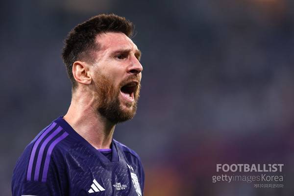 리오넬 메시(아르헨티나 축구대표팀). 게티이미지코리아