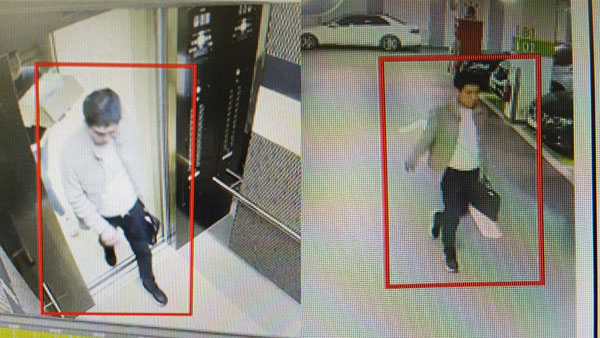 검찰, 김봉현 도주 당일 주거지 나서는 CCTV 공개 [사진 제공: 연합뉴스]