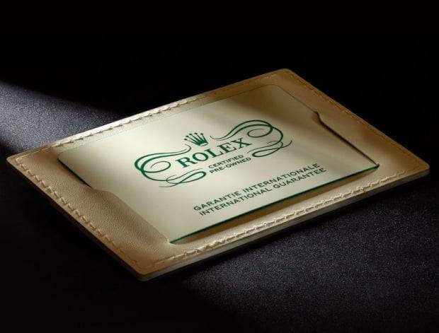 롤렉스 정품 보증서.
자료: 롤렉스