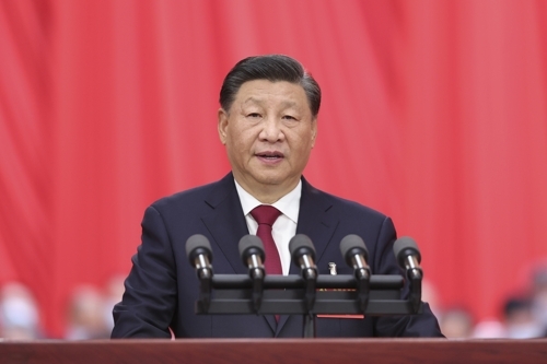 중국 공산당 제20차 당 대회서 업무보고를 하는 시진핑 중국 국가주석
[사진 = 신화 연합뉴스]