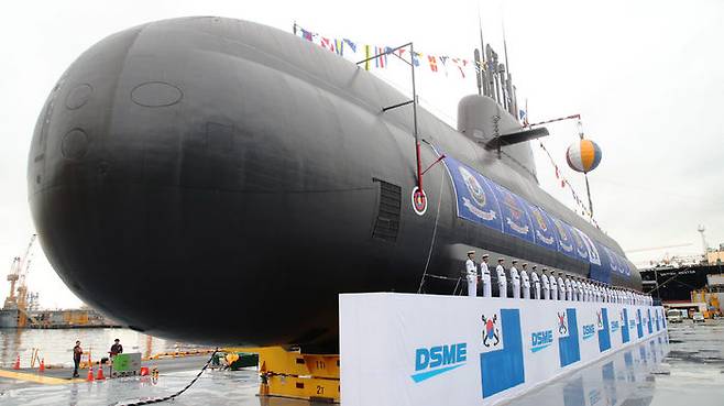 국내 기술 첫 3천 톤급 잠수함 '도산 안창호함' (사진=연합뉴스)