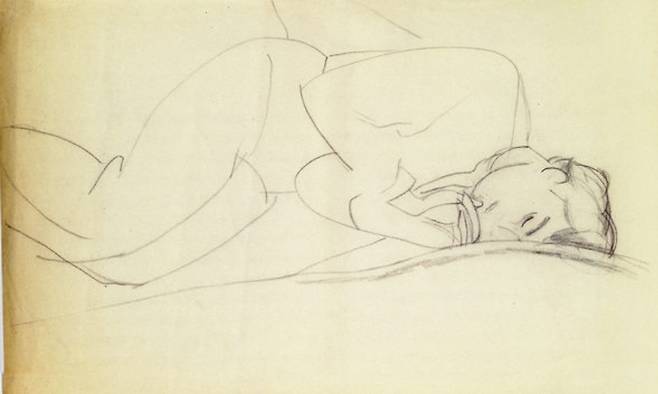 잔 에뷔테른, 병상에 누워있는 모딜리아니