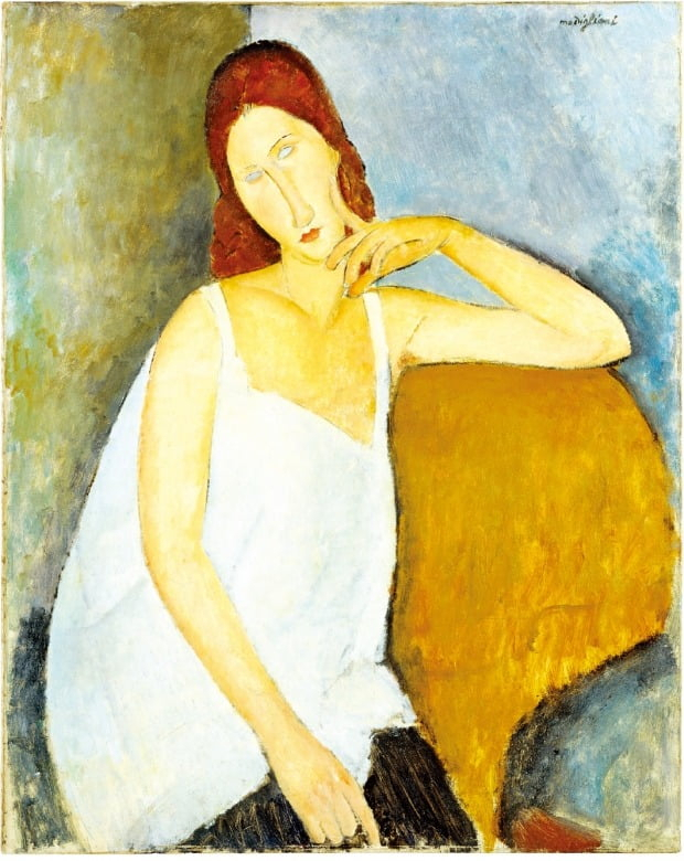 아메데오 모딜리아니, 잔 에뷔테른 초상