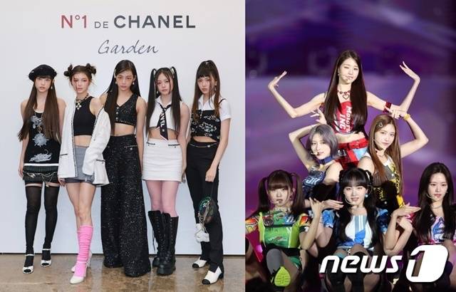 걸그룹 뉴진스(왼쪽)와 아이브