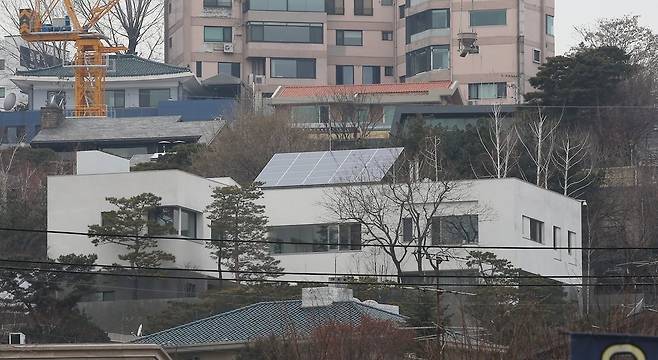 이명희 신세계그룹 회장이 소유한 서울 용산구 한남동 주택 모습 [연합]