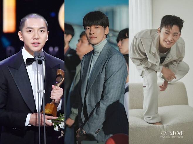 (왼쪽부터) 이승기, 김영광, 서인국. (사진=KBS, 월트디즈니컴퍼니 코리아, 아에르뮤직 제공)