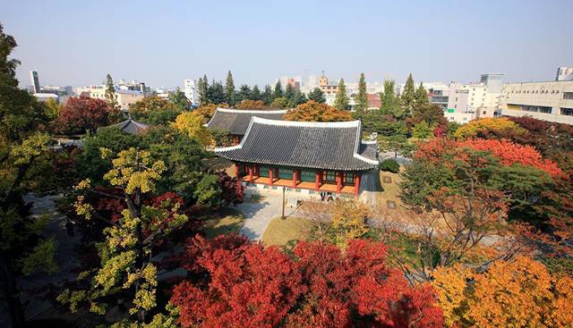 ▲대구읍성 북동쪽에 있던 경상감영 터엔 선화당과 측우대, 징청각이 남아 있다.Ⓒ대구시