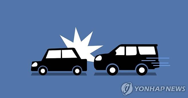 SUV - 승용차 추돌사고 (PG) [권도윤 제작] 일러스트