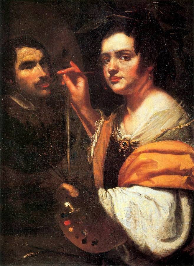 아르테미시아 젠틸레스키, 자화상