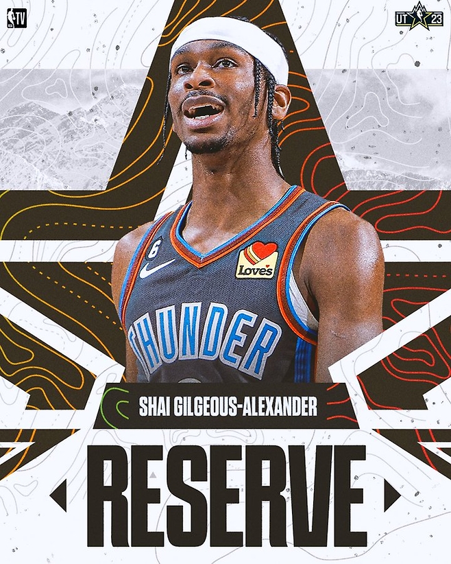 샤이 길저스-알렉산더. NBA 공식 SNS 제공